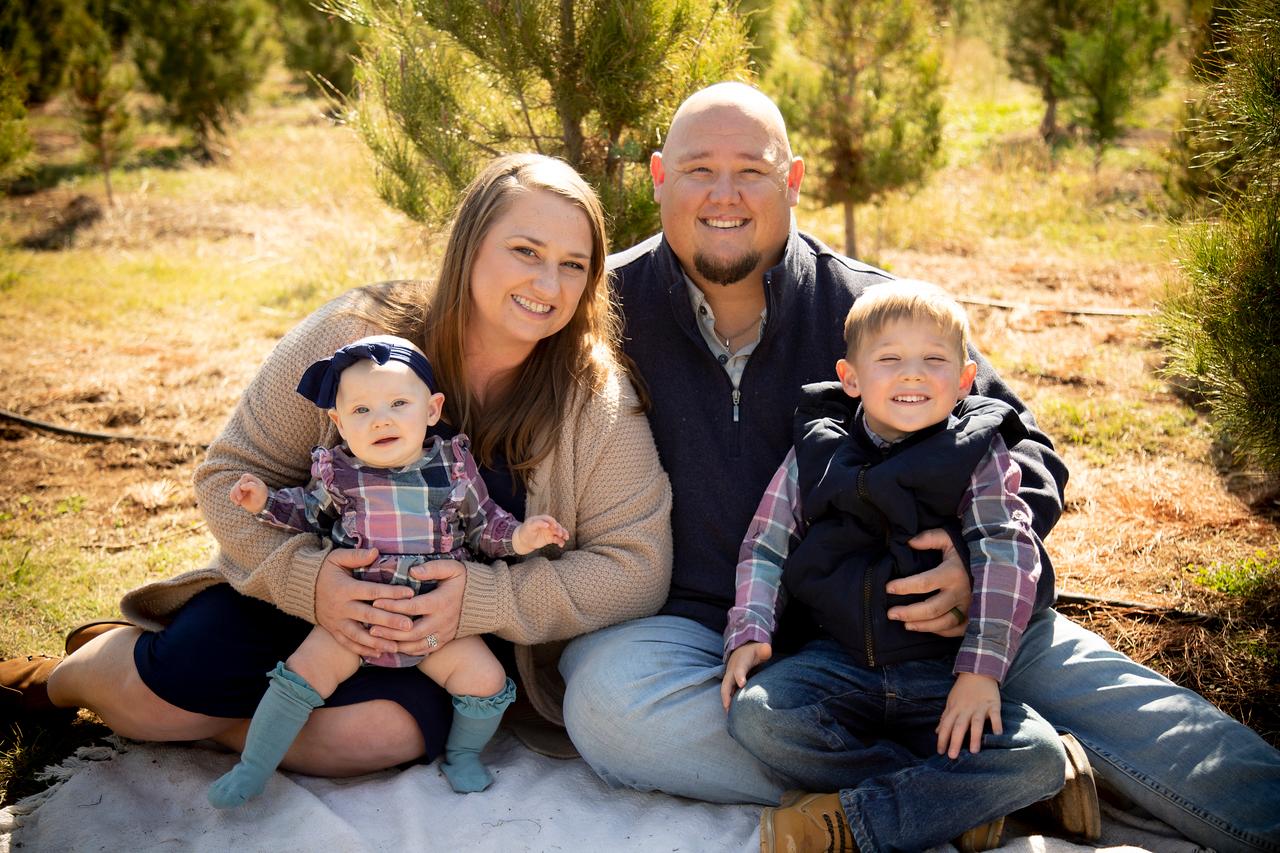 Photo of Andrea Price and her family.